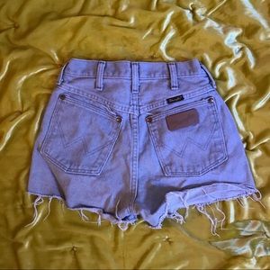 Vintage Wrangler Distressed Jean Shorts